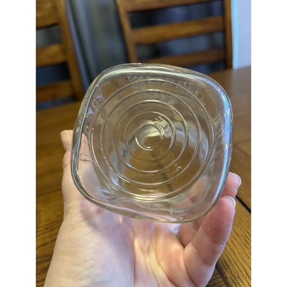 Vintage Mason Jar Ball Perfect Mason Pint With Ribs Lines Marked #11 On Bottom - Picture 4 of 4